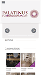 Mobile Screenshot of palatinusfurdoszoba.hu