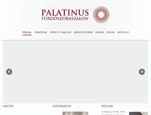 Tablet Screenshot of palatinusfurdoszoba.hu